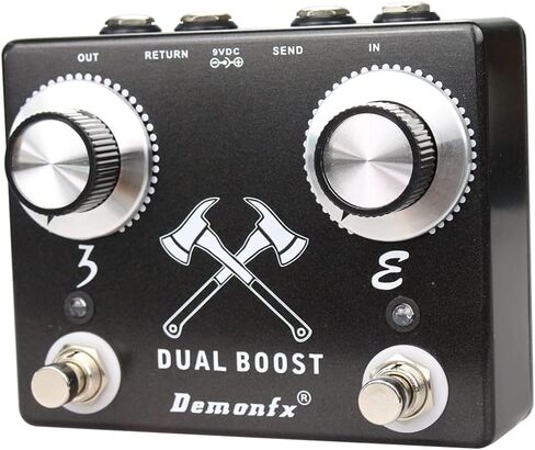 Demonfx Dual Booster with FX Loop Fast US Ship No International Wait Times in Saudi Arabia