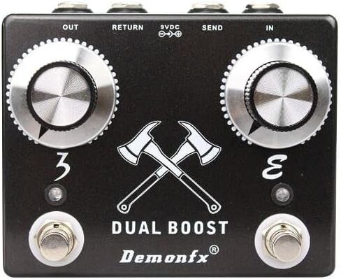 Demonfx Dual Booster with FX Loop Fast US Ship No International Wait Times in Saudi Arabia
