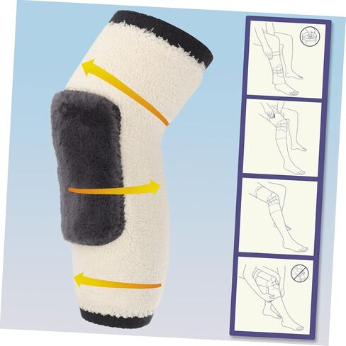 1 Pair Thickened Knee Warmers Three Protectors for Winter for Seniors and Active Use Soft Fleece Lining for Maximum Warmth in Saudi Arabia