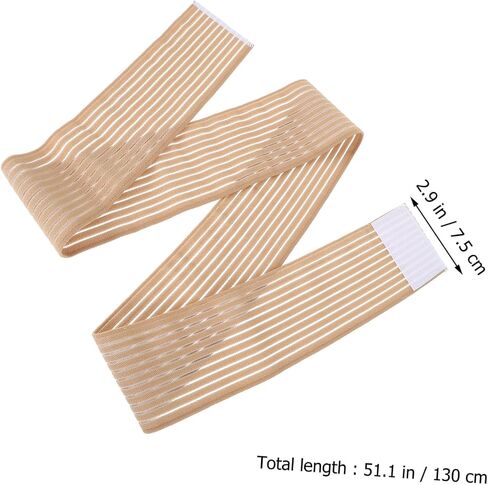 2 Rolls Elastic Knee Compression Straps for Fitness Breathable Support for Running Basketball and Sports Injury and Reduces Strain Skin Tone in Saudi Arabia