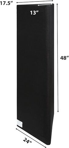 ATS Acoustics Corner Bass Trap، نطاق التردد الكامل، NRC 1.60، 24 بوصة × 48 بوصة × 13 بوصة (رمادي) in Kuwait