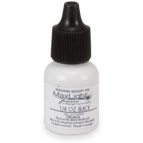 MaxLight Refill Ink 1/4oz Bottle Color Black