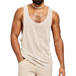 Runcati Mens Workout Tank Tops Sleeveless Shirt Muscle Gym Bodybuilding Fitness Training Loose Fit T Shirts