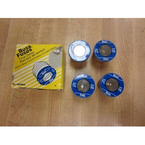 Bussmann TL-15 Time Delay Fuse TL15 (Pack of 4)
