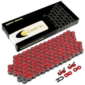 Caltric Red Drive Chain Compatible with Honda Crf250L Crf250R Abs 2003-2018