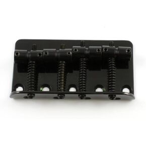 Allparts BB-0310-003 Black Bridge for P-Bass and J-Bass