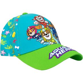 Paw Patrol Hat I Aqua Pups Kids Summer Hat I Baseball Cap for Girls and Boys I Blue One Size