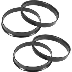 X AUTOHAUX 4pcs Plastic 64.1mm to 66.6mm Car Hub Centric Rings Wheel Bore Center Spacer