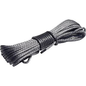 4mm"*50ft Winch Rope,Rope for ATV Winch, Winch Cable,Synthetic Rope,Towing Rope (Grey) in Kuwait