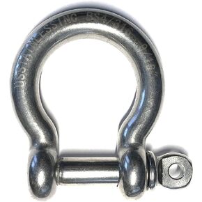 US Stainless Stainless Steel 316 Bow Shackle (9/16" 14mm Bow Shackle)