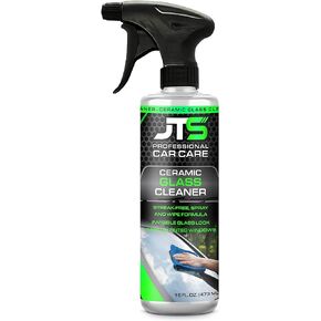 JT's Ceramic Glass Cleaner - Car Window Cleaner | Car Wash All-Natural Streak Free Formula For Car Cleaning (16 Fl Oz)