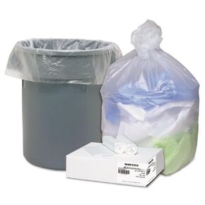Ultra Plus WHD3339 Can Liners, 31-33 Gallon, 33-Inch x40-Inch, 100/CT, Translucent