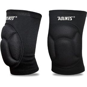 MAIBU Volleyball Knee Pads Thick Sponge Protective Anti-Collision Knee pads Protector Non-Slip Wrestling Dance Knee Pads Support Sleeve for Outdoor Sport (1 Pair)