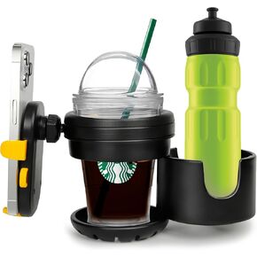 حامل أكواب 3 في 1 وحامل هاتف للسكوتر الكهربائي، حامل هاتف مع حامل زجاجة للمشي، الكرسي المتحرك، عربة الأطفال، ملحقات سكوتر التنقل in Kuwait