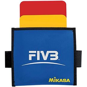 Mikasa VK Volleyball Referee Cards, Red/Yellow, Size 4