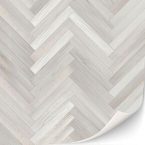 3 Sheets Self-Adhesive Flooring for Dollhouse 1:12 Scale (White Oak Herringbone)