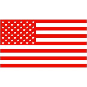 American US Flag [Pick Color/Size] Vinyl Decal Sticker for Laptop/Car/Truck/Window/Bumper (3.5in Subdued Pair, Matte Black)