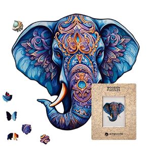Dragon Wooden Puzzles for Adults Kids, Unique Animal Shaped Cool Wooden Jigsaw Puzzles, Premium Box Wood Cut Puzzles for Teens, Best Family Ideas (L-11.8 * 11.2 in-229pcs)