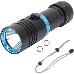 Diving Flashlight Ipx8 Waterproof Aluminum Diving Light 5000LM Infinitely Dimmable Dive Lights for Diving