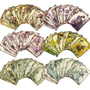 ملصقات سجل القصاصات من NEDIE 180 قطعة، ملصقات مخطط الزهور العتيقة لوازم المجلات غير المرغوب فيها مواد سجل القصاصات، ملصقات فراشة جمالية لوازم المجلات الرصاصة لتزيين الحرف اليدوية in Kuwait