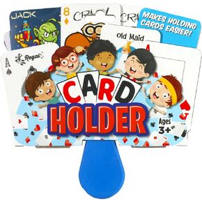 Regal Games 1 Pack Card Holders for Playing Cards - Kids Card Holder with Plastic Paddles - Ideal for Family Fun Game Night and Travel (Ages 3+)