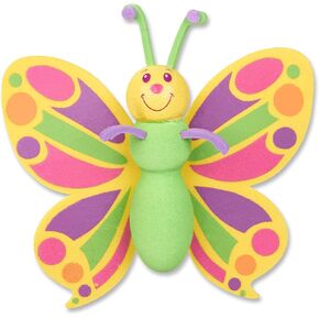 Tenna Tops Pretty Butterfly Car Antenna Topper/Auto Mirror Dangler/Cute Dashboard Accessory