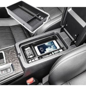 Center Console Organizer Tray Compatible with Nissan Altima 2019 2020 2021 2022 2023 2024 Accessories, Insert Armrest Tray Secondary Storage Box Coin Holder Console Tray, Black