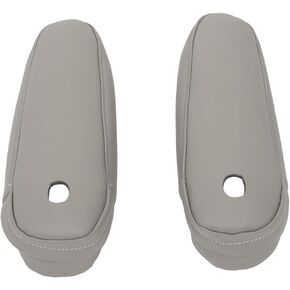 ROADFAR Leather Seat Armrest Cover Left & Right Fit for Toyota Sienna 2011 2012 2013 2014 2015 2016 2017 Gray Leather Part Only