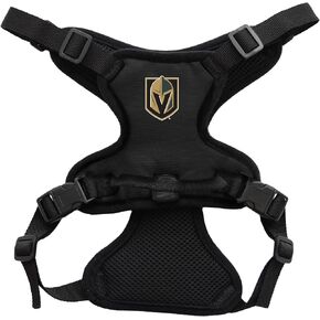 Littlearth Unisex-Adult NHL Vegas Golden Knights Front Clip Pet Harness, Team Color, X-Small