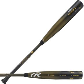 Rawlings | ICON Baseball Bat |BBBCOR| -3 Drop | 2 5/8" Barrel | 2 Pc. Composite