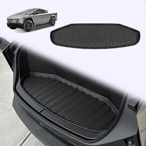 BestEvMod All Weather Frunk Front Trunk Mat Compatible with Tesla Cybertruck 2023 2024 Accessories Pickup Heavyweight Frunk Mat Liner 3D Pattern TPE Waterproof Protect (Frunk Mat)