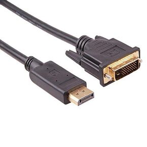 axGear DisplayPort DP to DVI Male to Male Adapter Cable Cord Convertor 3Ft 1M