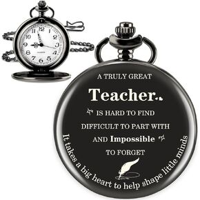 Teacher Appreciation Gifts, Teacher Gifts, Gifts for Teachers, End of Year Teacher Gift, Teacher Retirement Gifts for Women, Thank You Teacher Gifts, Back to School Teacher Gift,Teacher Pocket Watch