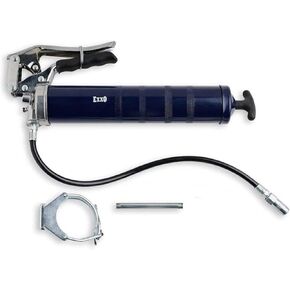 EXXO Pistol Grip Grease Gun - Universal Metal Grease Tube Holder 18 Inch Hose Manual Grease Pump Auto Grease Gun Grease Gun Holder Grease Gun Accessories Trigger Point Injection Gear Lube Hand Pump in Kuwait