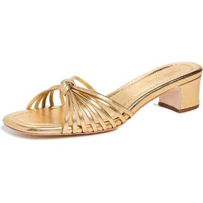 صندل نسائي من Loeffler Randall بعقدة عسلي وكعب متوسط in Kuwait