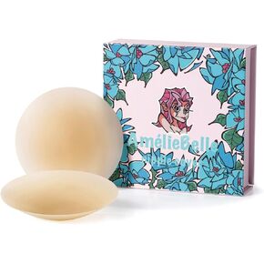 AmélieBelle - Anti-Sweat Waterproof Nipple Covers - Five Colors - with adhesive silicone paste - Washable and reusable