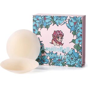 AmélieBelle - Anti-Sweat Waterproof Nipple Covers - Five Colors - with adhesive silicone paste - Washable and reusable