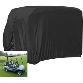 FLYMEI Golf Cart Covers, Waterproof 2/4/6 Outdoor Golf Cart Cover for EZ GO Club Car Yamaha Golf Carts, Sunproof Dustproof Club Car Cover Golf Cart Seat Covers