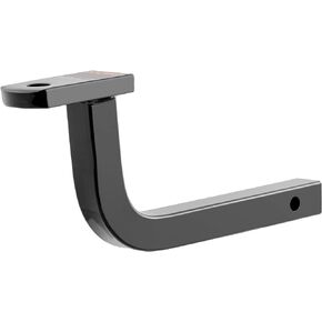 CURT 45015 Class 2 Trailer Hitch Ball Mount, Fits 1-1/4-Inch Receiver, 3,500 lbs, 3/4-Inch Hole, 5-Inch Rise, Gloss Black Powder Coat, MOUNT 8