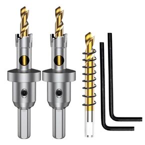 ASNOMY 3Pcs TCT Hole Saw Set for Hard Metal, 1-1/4 Inch Tungsten Carbide Tipped Hole Saw Cutter with Titanium-Plated Pilot Drill bit for Metal, Stainless Steel, Iron, Wood, Plastic