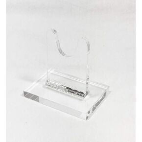Clearco Single Clear Acrylic Sword Stand,Individual Units for displaying Angled or Straight Antique and Collectible Swords.Order Two (3 Inch)