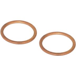 V-Factor Copper Crush Fiber Exhaust Port Gasket Set (2) for Harley Big Twin 1984-2019/1986-2019 Sportster XL OEM # 65324-83A