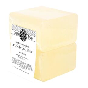 Saint Terra - Palm Oil Free Clear Glycerine Melt & Pour Soap Base, 2 Pounds