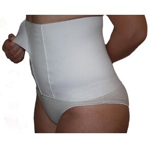 Underworks Women Post Delivery Belt - Maternity Belt - Belly Band - Post Delivery Reshaping - Small 26-36 Waist White