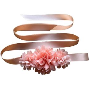Luoyunna Bridesmaids sashes maternity sash bridal belt flower