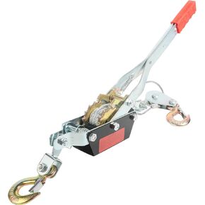bylikeho Come Along Winch,2 Ton Power Puller,Car Accessories Portable Winch Hand Winch,Heavy Duty 2 Hook Come Along Chain Winch Ratchet Tool,Automotive Hoist Cable Puller Ideal for Vehicle Rescue