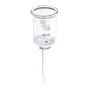Wilmad-LabGlass LG-7080-136 Buchner Filter Funnel with Fritted Disc, 30mL, 30mmD Disc, Medium Porosity