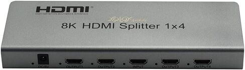 61120E 1x2 8K HDMI splitter supports 8k 60hz / 4k 120hz with EDID setting in Saudi Arabia