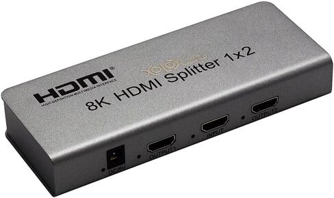 61120E 1x2 8K HDMI splitter supports 8k 60hz / 4k 120hz with EDID setting in Saudi Arabia
