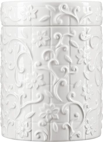 علبة مطبخ من السيراميك على شكل زهور طائرة من TAWCHES حاوية حبوب القهوة محكمة الغلق للأرض in Kuwait